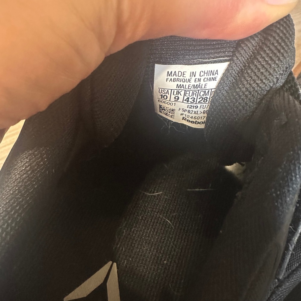 Reebok Legacy Lifter II Mens Weightlifting Shoes Black White Gum FU7872 Size 10 - Picture 7 of 7